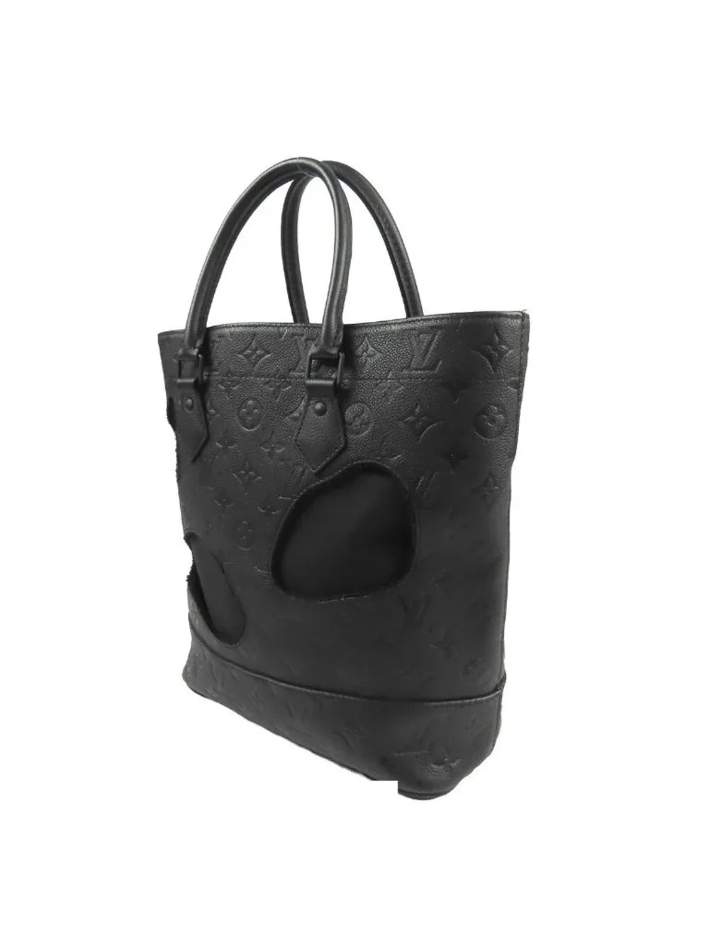 Louis Vuitton with Holes PM Noir Black Monogram Empreinte Rei Kawakubo